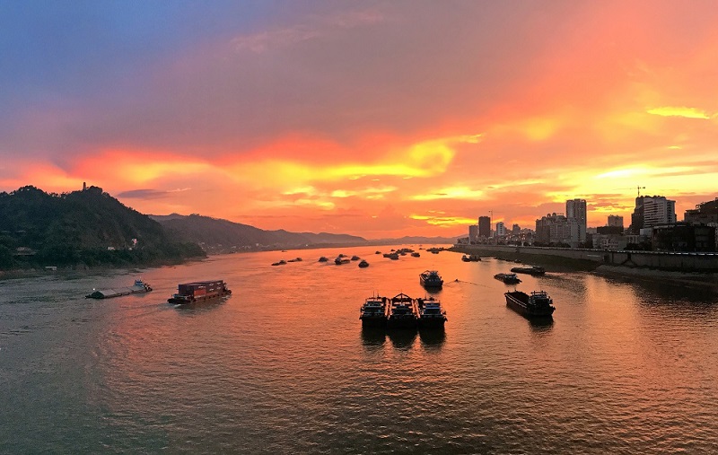 十八大以来，梧州西江黄金水路建设在党的领导下得到蓬勃发展（作者：党委办公室  张嘉辉）.JPG